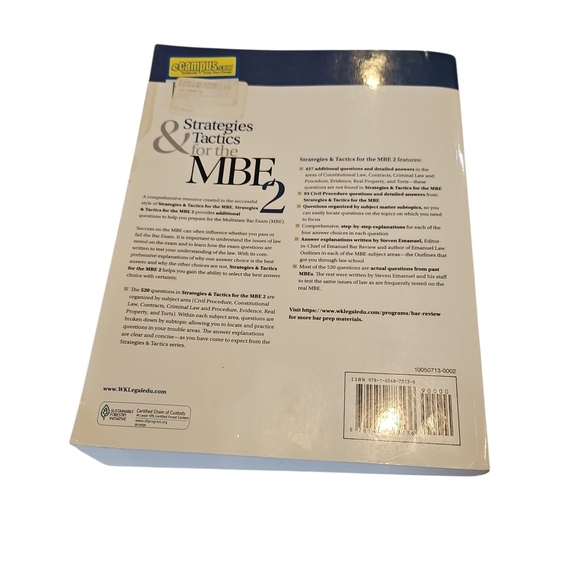 Emanuel Strategies & Tactics for the MBE 2 Third Edition - Picture 7 of 10